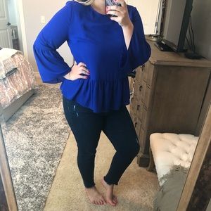 Jcrew Peplum Top NWT